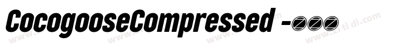 CocogooseCompressed 字体转换